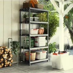 Keter Kunststof Stellingkast extra breed - 90x60x187cm - zwart