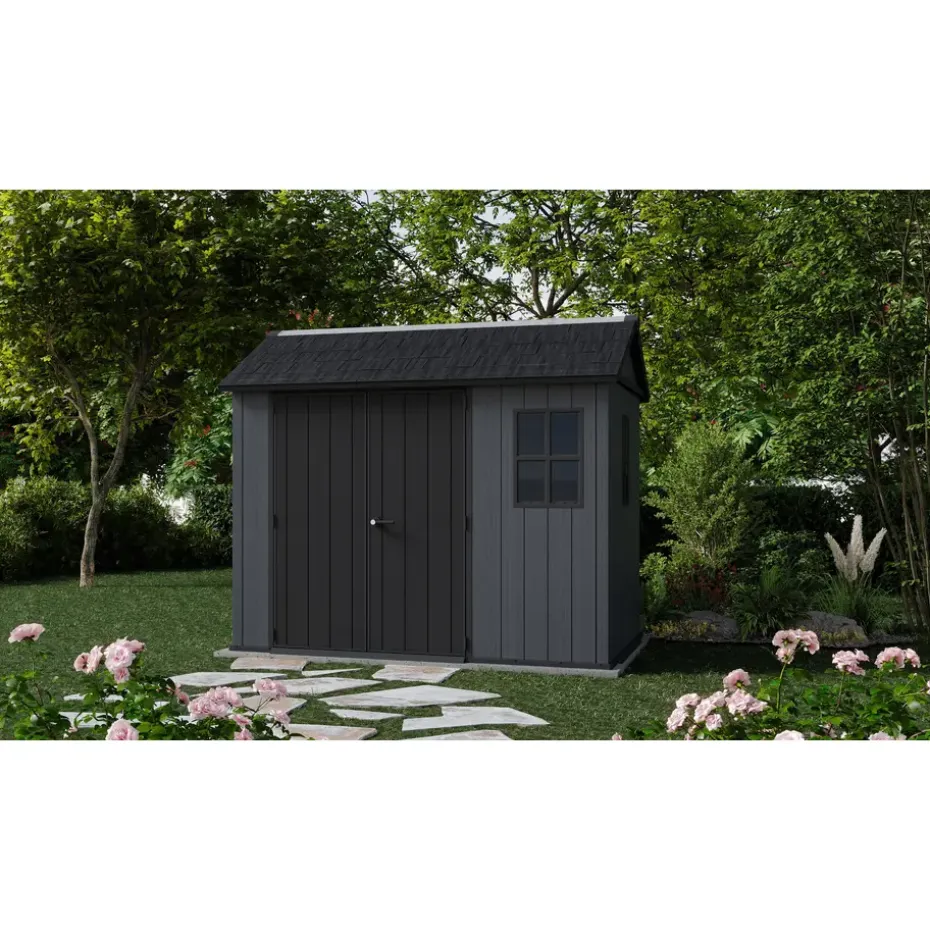 Keter Newton 975 Tuinhuis - 230x287x246cm - Grijs