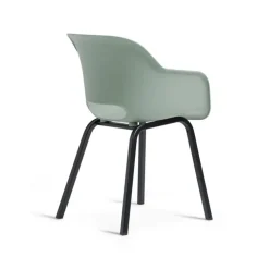 Keter Noa Tuinstoel - 2 stuks - 55x56.5x80cm - metalen onderstel - Vintage green