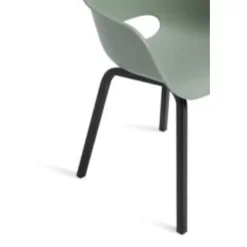 Keter Noa Tuinstoel - 2 stuks - 55x56.5x80cm - metalen onderstel - Vintage green