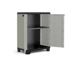 Keter Planet Lage Kast - 1 plank - 68x39x90cm - Grijs/Zwart