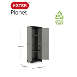 Keter Planet Opbergkast hoog - 3 planken