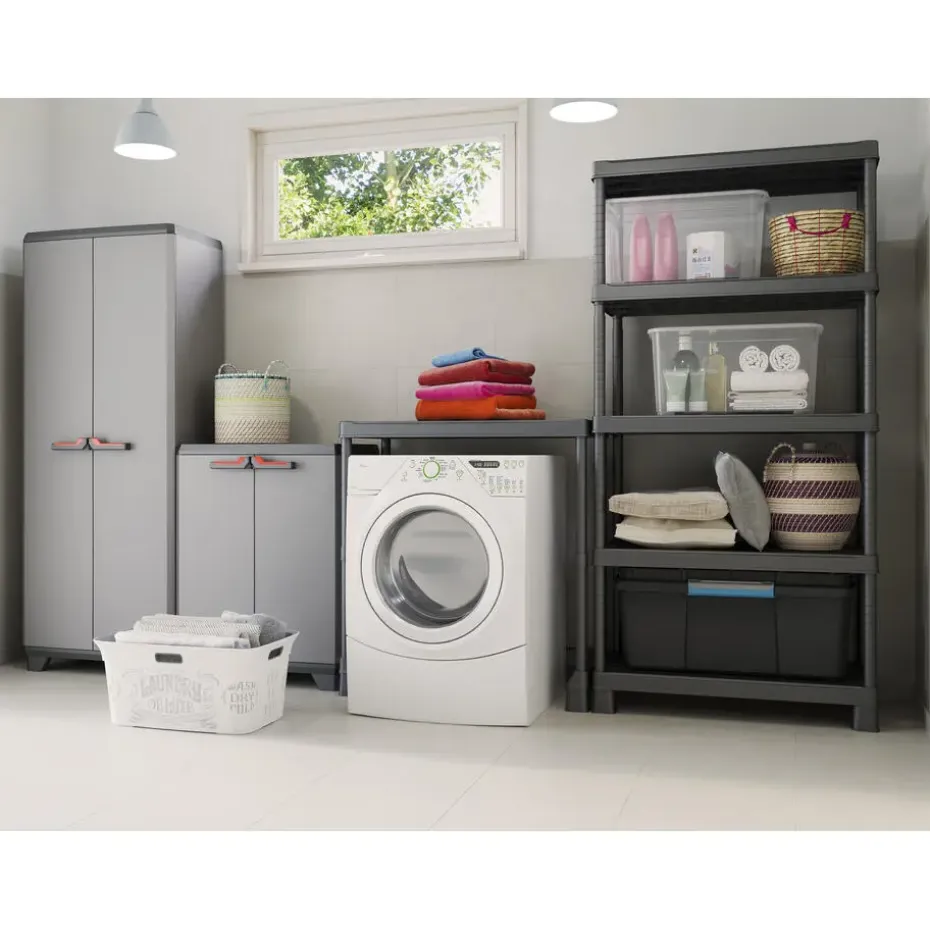 Keter Stilo Opbergkast hoog - Utility - 3 planken