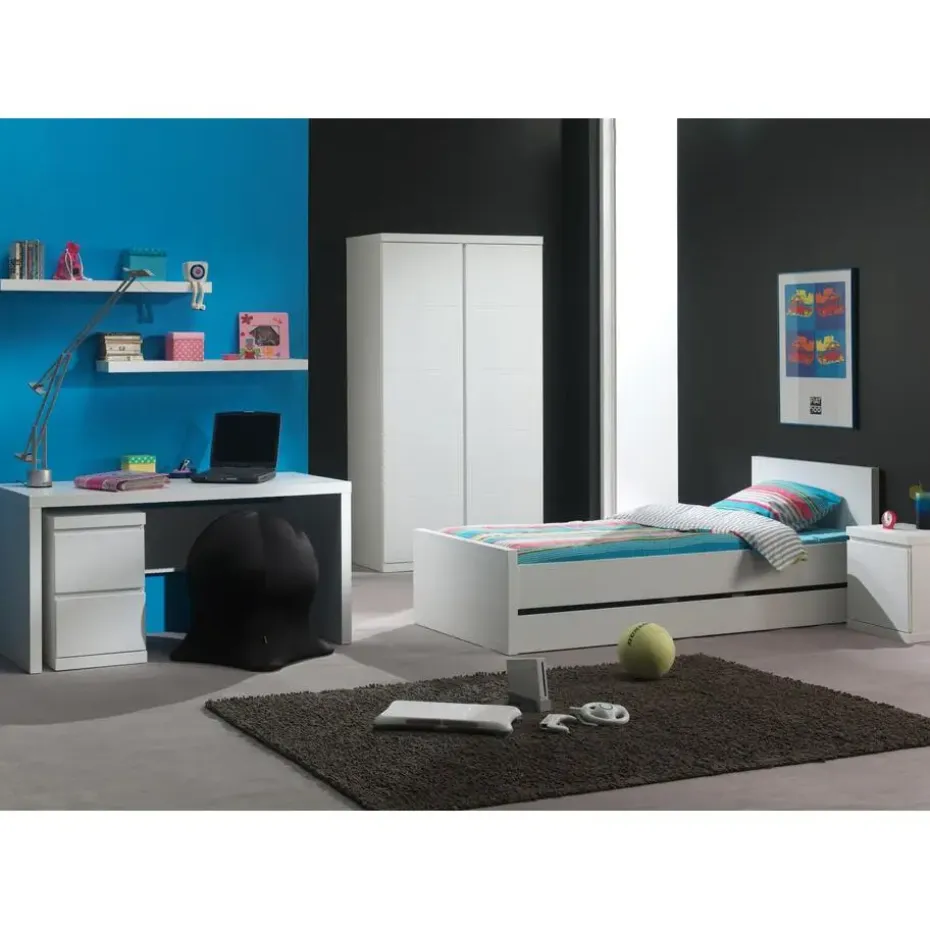 Kinderbed Lara 90x200 cm - wit