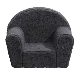 Kinderstoel Louise - teddy - antraciet