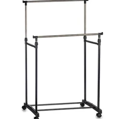 Kipit Kledingrek - mobiel - dubbele stang - 80 cm