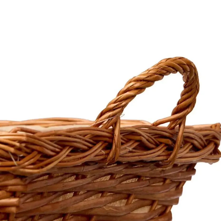 Kipit Storage Rieten mand - gevlochten riet - 63 x 41 x 16 cm