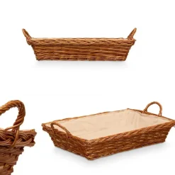 Kipit Storage Rieten mand - gevlochten riet - 63 x 41 x 16 cm