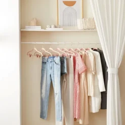 Kledinghangers - Broekhangers - 20 Stuks - Anti slip - Roze - Fluweel
