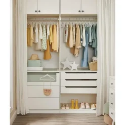 Kledinghangers voor Kinderen - Set van 50 - Fluweel - Anti-Slip - Wit