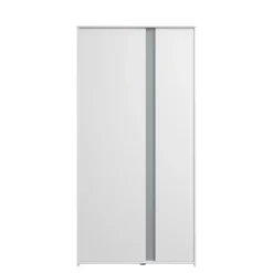 Kledingkast Bobby 2-deurs - wit - 182x90x51 cm