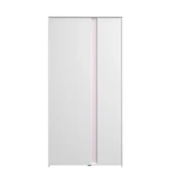 Kledingkast Bobby 2-deurs - wit - 182x90x51 cm