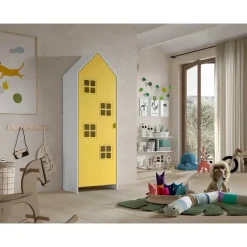 Kledingkast Casami Bruges - 58x37x172 cm - Geel