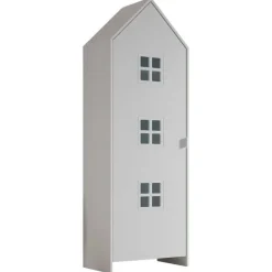 Kledingkast Casami Bruges - 58x37x172 cm - Wit