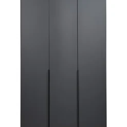 Kledingkast Milaan 3-deurs- grafiet - 208x135x58 cm