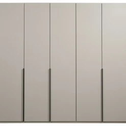 Kledingkast Milaan 5-deurs - greige - 236x225x58 cm