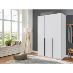 Kledingkast Milaan 3-deurs - wit - 236x135x58 cm