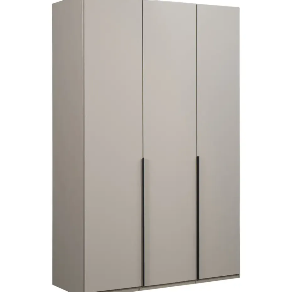Kledingkast Milaan 3-deurs - greige - 208x135x58 cm