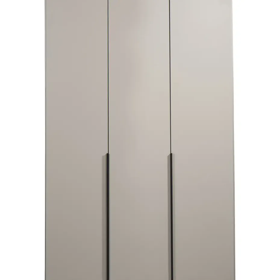 Kledingkast Milaan 3-deurs - greige - 208x135x58 cm