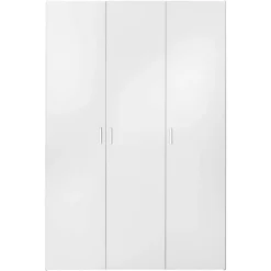 Kledingkast Space 3-deurs - wit - 175,4x115,8x49,5 cm