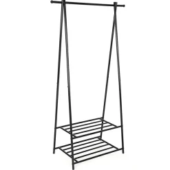Kledingrek - metaal - zwart