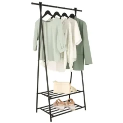 Kledingrek - metaal - zwart