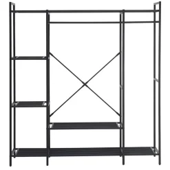 Kledingrek Marek - 160x40x171cm - zwart metaal