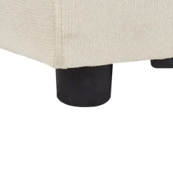 KOHLO - Ottomaan - Lichtbeige - Polyester