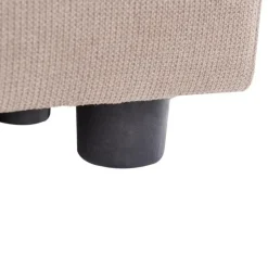 KOHLO - Ottomaan - Taupe - Polyester