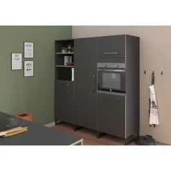 Kolomkast Wade met ruimte voor oven - antraciet