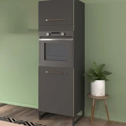 Kolomkast Wade met ruimte voor oven - antraciet