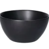 Kom - aardewerk - zwart - stapelbaar - D14 x 7.5 cm - schaaltje