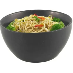 Kom - aardewerk - zwart - stapelbaar - D14 x 7.5 cm - schaaltje