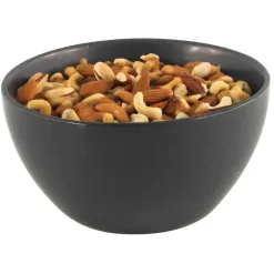 Kom - aardewerk - zwart - stapelbaar - D14 x 7.5 cm - schaaltje