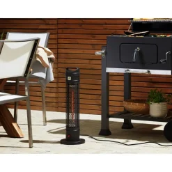 KRAKATOA - Terrasverwarmer - Zwart - Aluminium