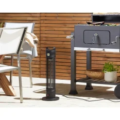 KRAKATOA - Terrasverwarmer - Zwart - Aluminium