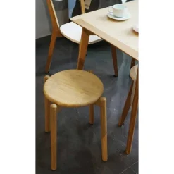 Krukje Kool - Ø32x45cm - bamboehout