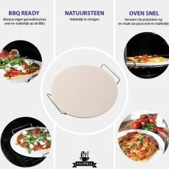 Krumble Pizzasteen - 33 cm