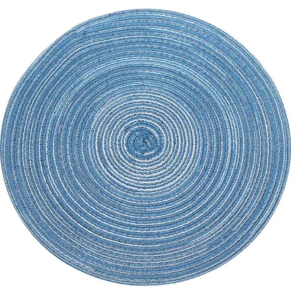Krumble Placemat rond - Blauw