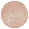 Krumble Placemat rond - PVC - Rosegoud