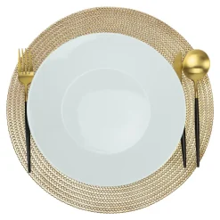 Krumble Placemat rond - PVC - Goud