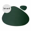 Krumble Placemat set design - 8 stuks - Groen