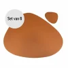 Krumble Placemat set design - 6 stuks - Bruin