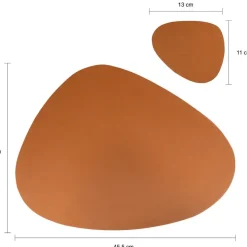 Krumble Placemat set design - 6 stuks - Bruin