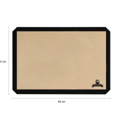 Krumble Siliconen bakmat - Silicoon - Glasvezel - Zwart - 40x60 cm