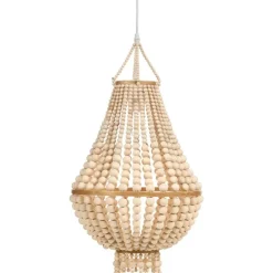 KUMBUKKAN - Kroonluchter - Lichtbruin - Rubberhout