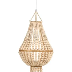 KUMBUKKAN - Kroonluchter - Lichtbruin - Rubberhout