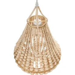 KUMBUKKAN - Kroonluchter - Lichtbruin - Rubberhout