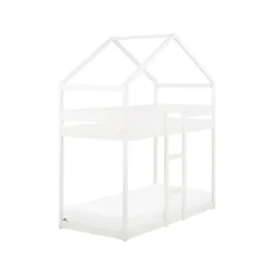 LABATUT - Stapelbed - Wit - 90 x 200 cm - Dennenhout