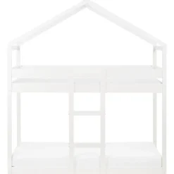 LABATUT - Stapelbed - Wit - 90 x 200 cm - Dennenhout